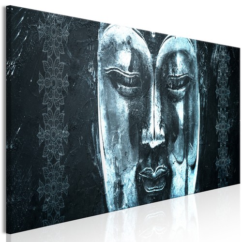 Buddha nero quadro tela - quadro, su