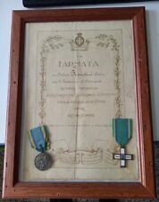 DIPLOMA+MEDAGLIA+CROCE PRIMA ARMATA WW1