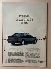 PUBLICITE 1990 RENAULT 19