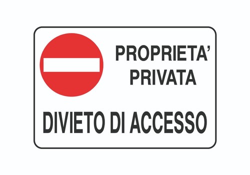Cartello segnaletico - cartello,