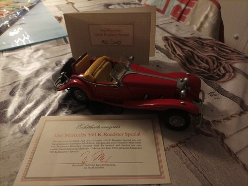 Franklin mint mercedes 500 - mint,