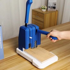 Rilegatrice Documenti Elettrica Rivettatrice a Caldo e Foratrice