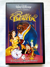 La bella e la Bestia VHS video cassetta ORIGINALE classici Disney videocassetta