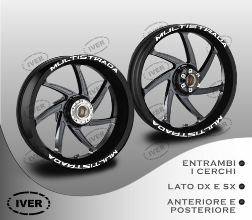 Adesivi cerchi moto ducati