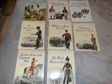 OSPREY MEN AT ARMS SERIES 7 NAPOLIONIC & 1 EMI SERIE SEE PHOTOS FOR TITLES.