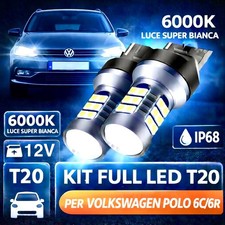COPPIA LAMPADINE T20 W21W LED