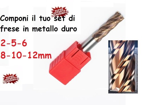 Kit frese rivestite metallo - kit,
