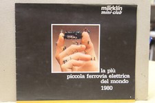 catalogo marklin mini 1980 i locomotiva treno stazione ferroviaria modellismo