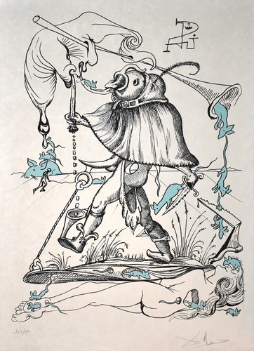 1973 dali autentica - dali, pantagruel