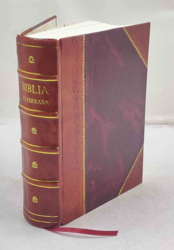 Biblia ferrara 1553 - biblia,