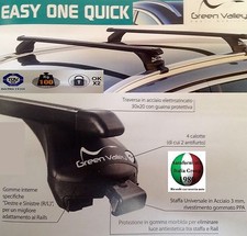 BARRE PORTATUTTO X CORRIMANO BASSO-CHIUSO ACCIAIO EASYONEQUICK FORD FOCUS SW