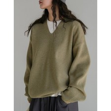 Autumn Womens V Neck Long