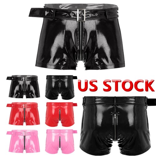 Boxer uomo wet look lattice
