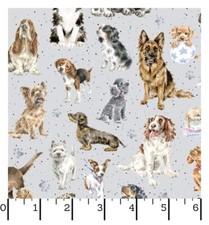 Tessuto misto cotone per cani
