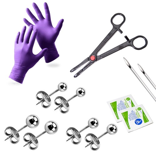 Kit piercing orecchio - piercing,