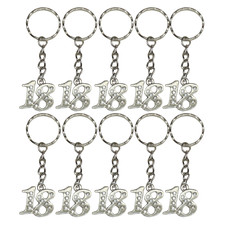 10 pz portachiavi con ciondolo