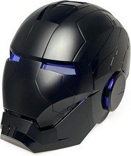 Iron man mk5 black helmet - man,