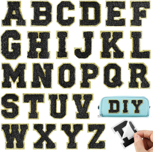 Pezzi lettere ciniglia - pezzi,