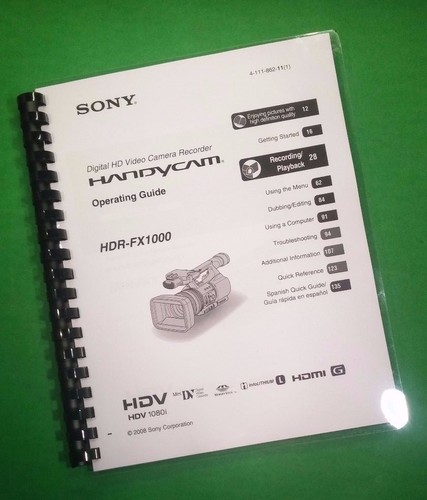 Manuale uso per - d'uso, videocamera