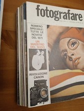 FOTOGRAFARE ANNATA 1970 10 Riviste 