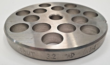 PIASTRA ACCIAIO INOX TRE SPADE TRITACARNE TC 32 - FORI 16 mm- ORIGINALE TRESPADE