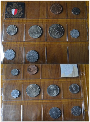 Lotto monete malta 5 - 1, 10