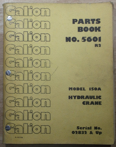 Galion modello 150a manuale - galion,