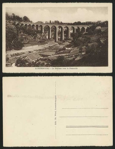 Luxembourg old postcard - luxembourg,