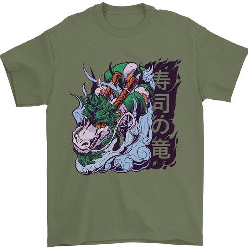 Shirt uomo sushi dragon - sushi, 100%