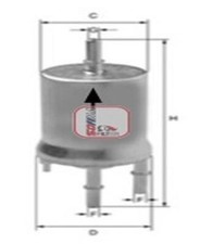 Filtro carburante Sofima per VW Golf VI Audi A3 Sportback Skoda Yeti Seat Ibiza