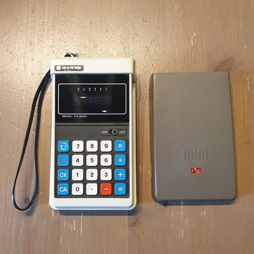Sanyo 6000 calcolatrice - sanyo,