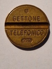 Gettone telefonico numero ESM 7710 COME DA FOTO VISTA-PIACIUTA BUONE CONDIZIONI