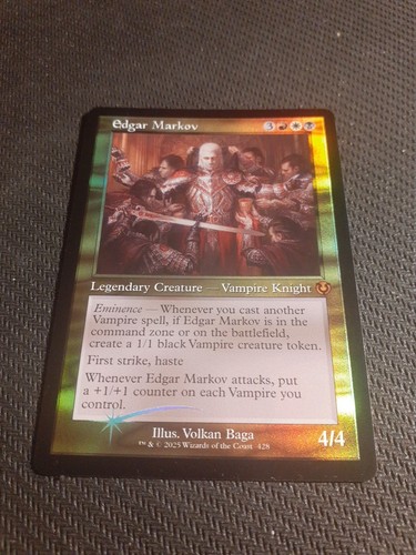 Edgar markov foil - edgar, retro*