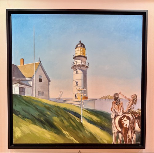 Edward hopper dipinto olio - edward, su