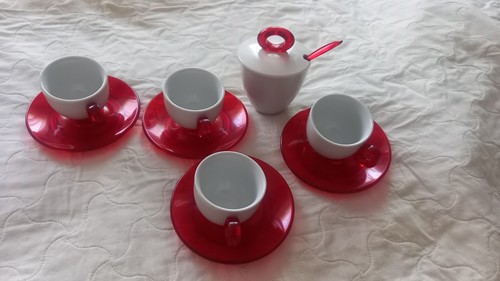 Set tazzine con piattini - piattini, e