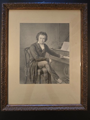 Stampa antica beethoven - beethoven, 1894