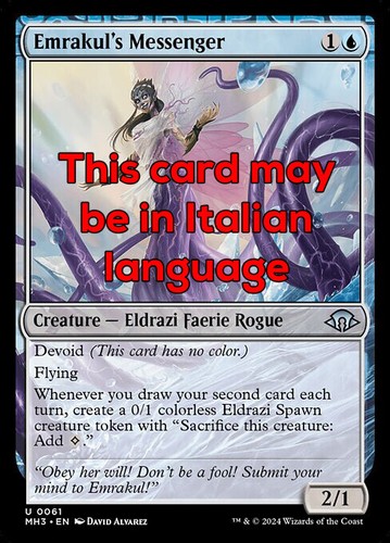 Mtg emrakul messenger exc - emrakul's,