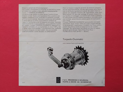Torpedo duomatic fichtel - fichtel, &
