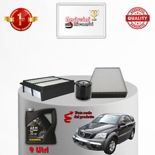 KIT TAGLIANDO FILTRI E OLIO KIA SORENTO 2.5 CRDI 103KW 140CV 2009 ->
