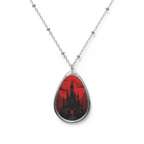 Collana ovale castello gotico