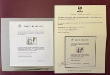 1989 ITALIA REPUBBLICA Foglietto Pubblicitario Chaplin NUOVO con CERTIFICATO!!