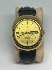 Orologio automatico vintage Cyma Conquistador By Synchron col. oro 37mm