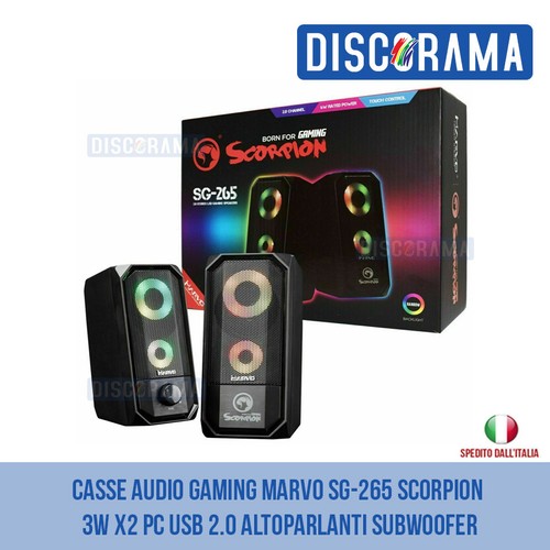 Casse audio gaming marvo - casse,