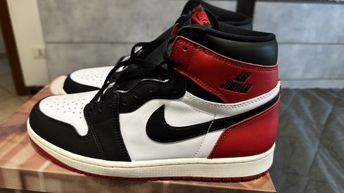 Air jordan high black - black, toe