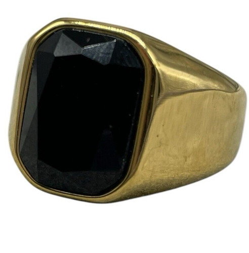 Anello colore oro pietra - anello,