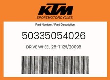 KTM Genuine Drive Wheel 26-T