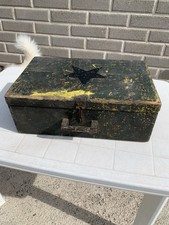 Valigia Antica Di Legno Da Collezione Bellissima 