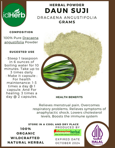 Polvere fresca daun suji - polvere,