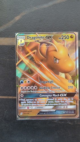 Carta pokémon dragonite gx - carta,