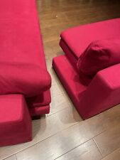 Divano Hi-bridge Molteni Rosso